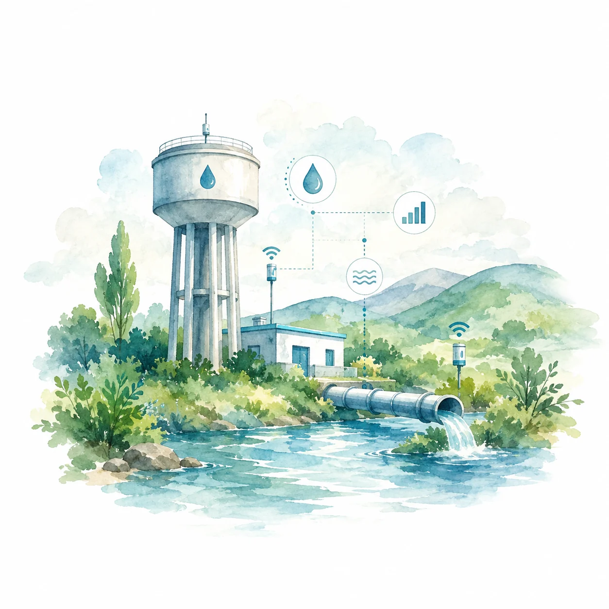 Дистанционен мониторинг на водоснабдяване